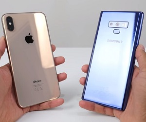 Сравнение Samsung Galaxy Note 9 и iPhone XS Max