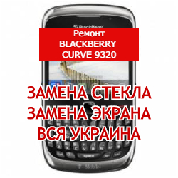 ремонт BlackBerry Curve 9320 замена стекла и экрана