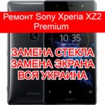 Ремонт Sony Xperia XZ2 Premium замена стекла и экрана