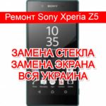 Ремонт Sony Xperia Z5 замена стекла и экрана