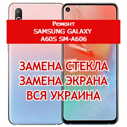 ремонт Samsung Galaxy A60s SM-A606 замена стекла и экрана