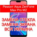 ремонт Asus ZenFone Max Pro M2 замена стекла и экрана