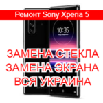 Ремонт Sony Xperia 5 замена стекла и экрана